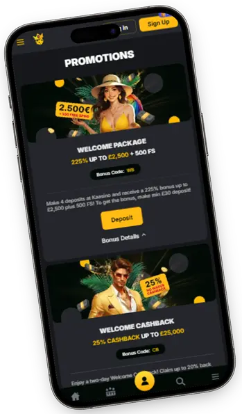 Kaasino mobile version