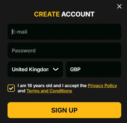 Registration at Kaasino UK